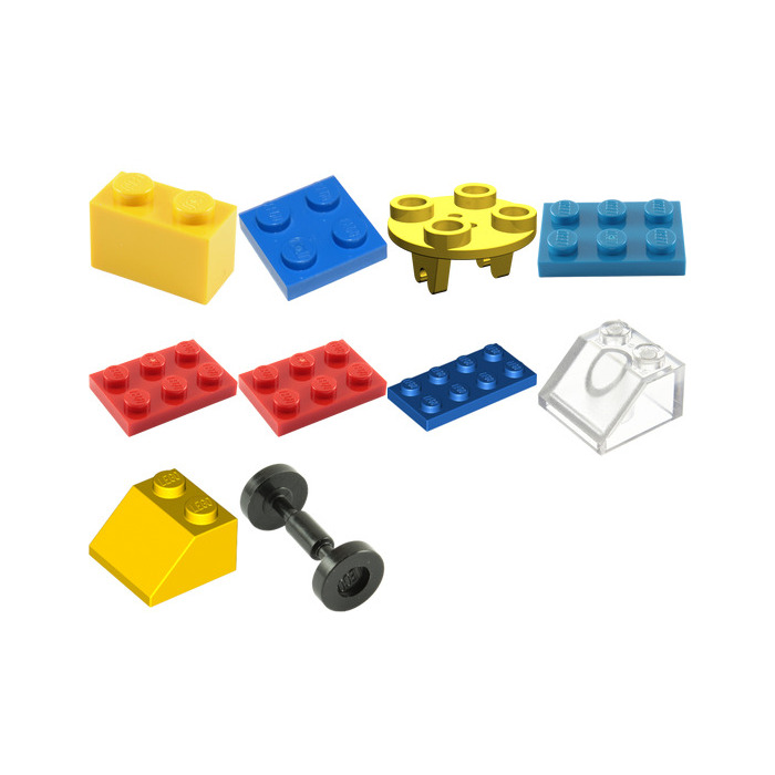 Lego-26716-2x2 round plate with wheel holder x1