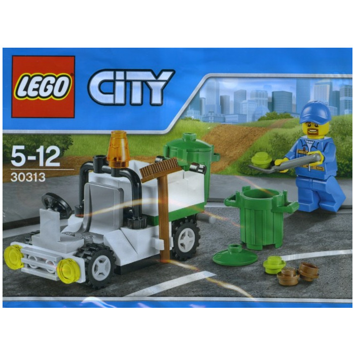 lego city garbage truck mini set